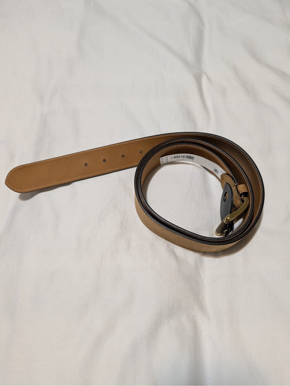 Ralph Lauren Brown Leather Belt Made in Italy Size 42